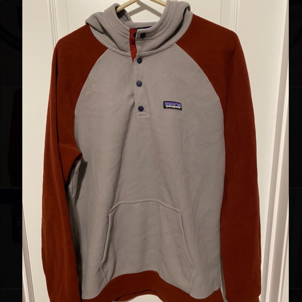 Mens fleece pullover Patagonia hoodie